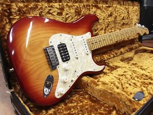 Fender USA American Standard Stratocaster HSS Sienna Sunburst Used #g1552