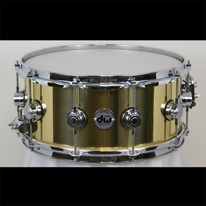 DW Polished Brass 6.5x14 Snare Drum