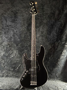 Fender Japan Exclusive Aerodyne Jazz Bass Electric Guitar Left-Hand LH BLK