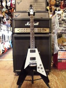 Gibson(Flying V) Black Electric Guiter Shipping Free from JAPAN