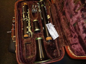 vintage Evette Schaeffer Buffet-Crampon Paris wooden clarinet AS IS For parts or