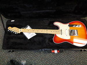 used Fender American Deluxe Telecaster electric guitar w/ HSC + upgraded pickups