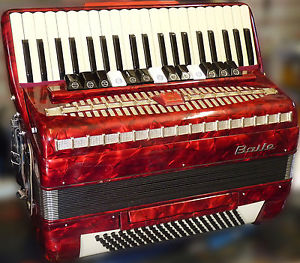 Baile 120 Bass Piano Accordion with Case & Straps
