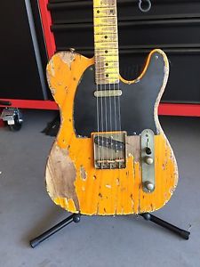 Nash 52T Heavy Relic Tele With Fender Distressed Tweed Case