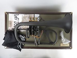 Phaeton 2600 Matte Black Onyx with Gold Flugelhorn & Case flugel phtf [20197]