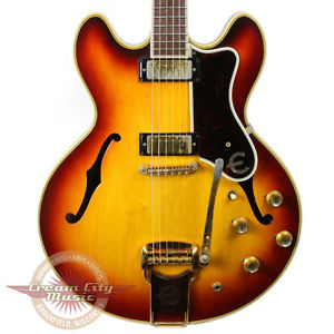 VINTAGE 1965 EPIPHONE E212TD SHERATON ELECTRIC GUITAR SUNBURST FINISH