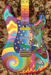 Marijke-Wilkins Art of Marijke, Stratocaster type electric guitar, a1104