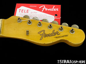 Fender Custom Shop Postmodern Relic Telecaster NECK & TUNERS Tele Maple/ '51 "U"