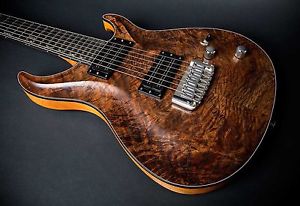 NEW ROGER GIFFIN STANDARD 7-STRING WALNUT TOP BARE KNUCKLE PUPS STUNNING!!