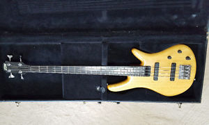 Zon Sonus 4 String Electric Jazz Bass Graphite Neck Bartolini Pickups Natural