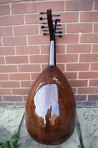 NEW Iraqi Arabic Palisander Oud String Instrument Fretless Lute + Padded Gig Bag