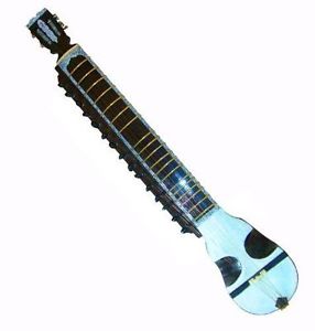 Dorpmarket Premum Carved & Heavily Decorated Israj/Esraj W Extra Strings&Bow