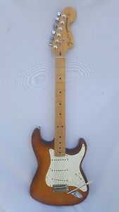 Fender USA Nitro Satin Series Stratocaster Electric Guitar 2014 with Gig Bag