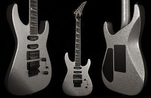 JACKSON CUSTOM SHOP SL1 SILVER SPARKLE CUSTOM ORDER ABALONE!! SHARK TOOTH INLAYS