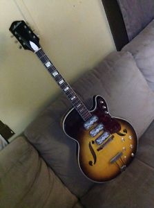 Silvertone Model 1429 Harmony H75 Hollow Body Electric Guitar 3 Dearmond 60s