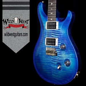 PRS Custom 24 Flame Top Rosewood Fretboard Fade Blue Wrap Burst