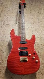 VALLEY ARTS CUSTOM PRO SSS FLAMED ELECTRIC GUITAR GUITARE ÉLECTRIQUE