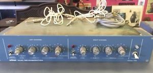 Vintage ORBAN Blue Face 111B Dual Spring Reverb Reverberation 2channel Rack Unit