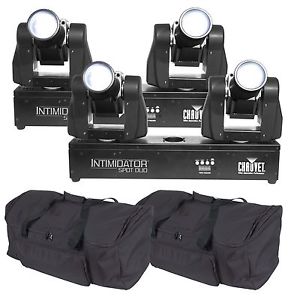 2 Chauvet DJ Intimidator Spot Duo+ Bags