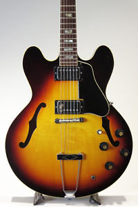 GIBSON1968 ES-335TD Vintage Sunburst Hollow Rare E-Guitar Free Shipping