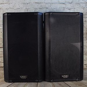 (2) QSC K12 Powered Speakers