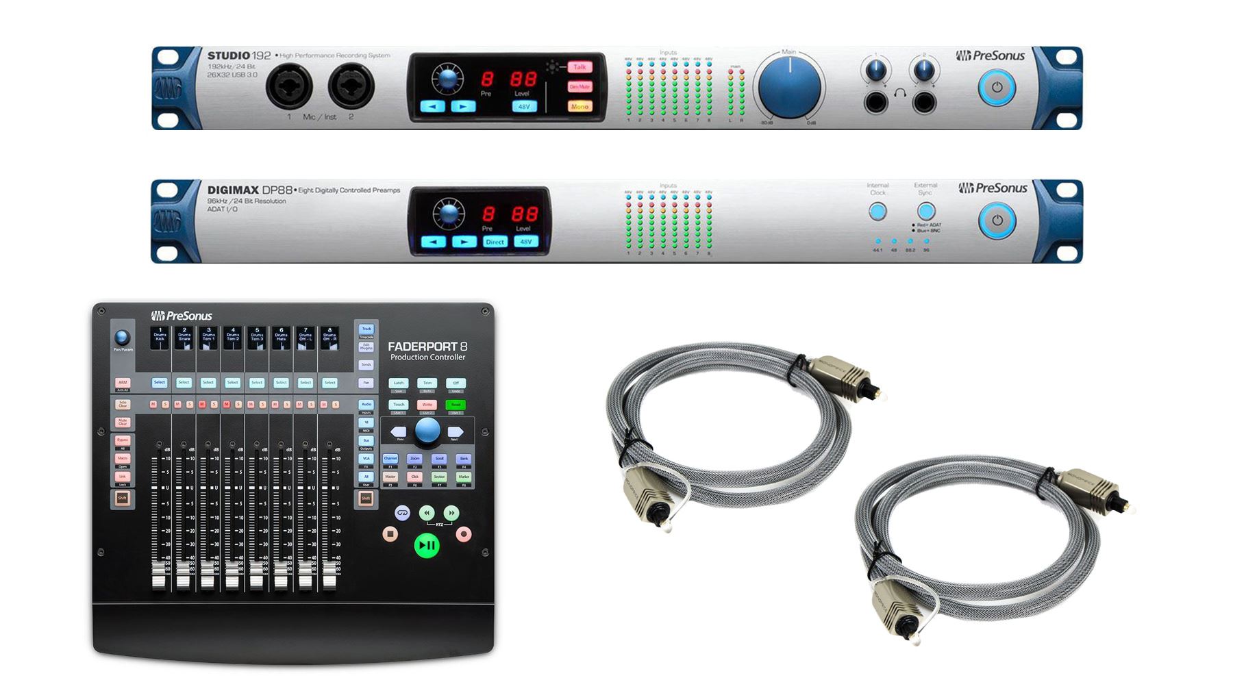 NEW PreSonus Studio 192 + Digimax DP88 + Faderport 8 Bundle w/ Studio One Artist