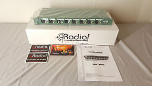 Radial Engineering ProD8 Eight Channel Rackmount Passive Direct DI Box/Brand New