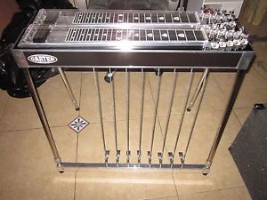 Carter Pro D-10 8X5 Black Pedal Steel Guitar, w/OHSC, Ex Cond!  !!