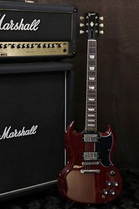 Vintage Greco 1990 made SG Standard Cherry Fujigen Made Made in Japan