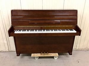 Weber Modern Upright Piano With A High Gloss Polished Mahogany Case C.2000