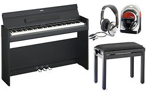 Yamaha YDP-S52B Digitalpiano Bundle mit Klavierbank und Kopfhörer