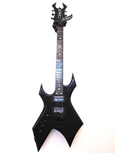 B.C RICH MANCINA WARLOCK BLACK NJ SERIES STANDARD F/ROSE GUITARE ÉLECTRIQUE