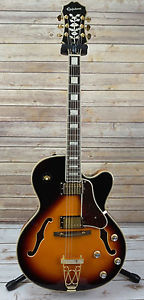 Epiphone Joe Pass Emperor-II PRO Electric Hollowbody Guitar Vintage Sunburst