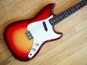 1961 Fender Musicmaster Vintage Electric Guitar Pre-CBS 100% Original, Duo Sonic