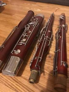 Cherry Red Wooden Bassoon