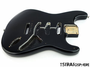 Vintage 56 USA Fender Strat BODY Stratocaster 1956 Reissue NITRO Guitar Black