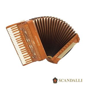 NEW Scandalli Piano Accordion Intense Double Tone Chamber 41/120 4/5 LMMH