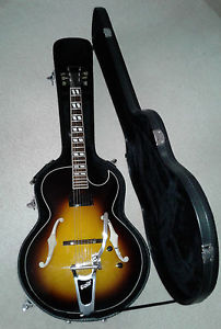 EASTMAN ARC371CE-SB ARCHTOP ELECTRIC GUITAR - BIGSBY AND REAL KENT ARMSTRONG PAF