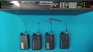 IN EAR System, professionell, Sender Sennheiser SR 3054 1W + 4 Empfänger EK 3053
