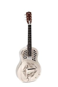 CHITARRA RESOFONICA JOHNSON JM-999-E bicromato potassio Tricone +Pick-up 2.Wahl