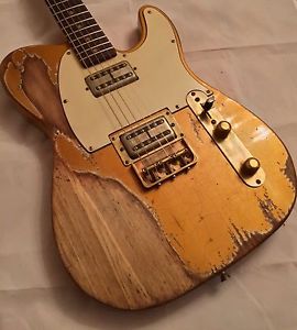 Virgil's Vintage Relic Aged Aztec Gold Telecaster La Cabronita Lollartron Pups