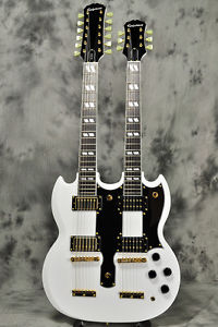 Used Electric Guitar Epiphone / Limited Edition G-1275 Double Neck Alpine White