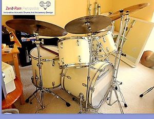 Vintage Ludwig Rocker 5 Piece Maple Drum Kit