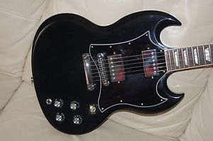 Gibson USA SG Standard 2016 T w/SKB-61 TSA Flight Case Ebony Black