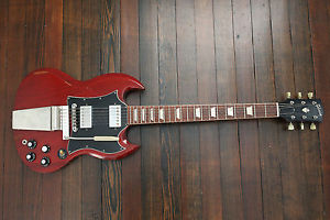 Gibson Custom SG Robby Krieger #39 Signed & AGed The DOORS