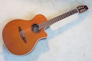 YAMAHA APX 10N ca 1990 stereo electro acoustic guitar nylon cross over