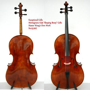 Exceptional Cello!Montagnana1739 Sleeping Beauty Cello!Master's Own Work No.15