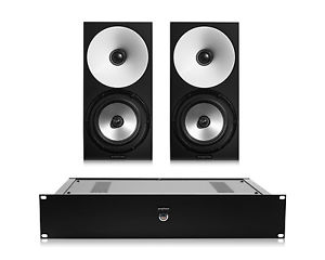 Amphion One12 Passive 2-Way Monitor Speakers (Pair) w/ Amp100 Stereo Amplifier