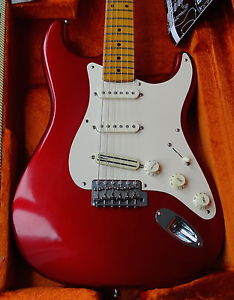 2010 Fender Stratocaster Vintage '57 Hot Rod Candy Apple Red Dimarzio Rock Sound