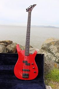 Larrivée LB-2 Bass Guitar 1988 Ferrari Red Larrivee